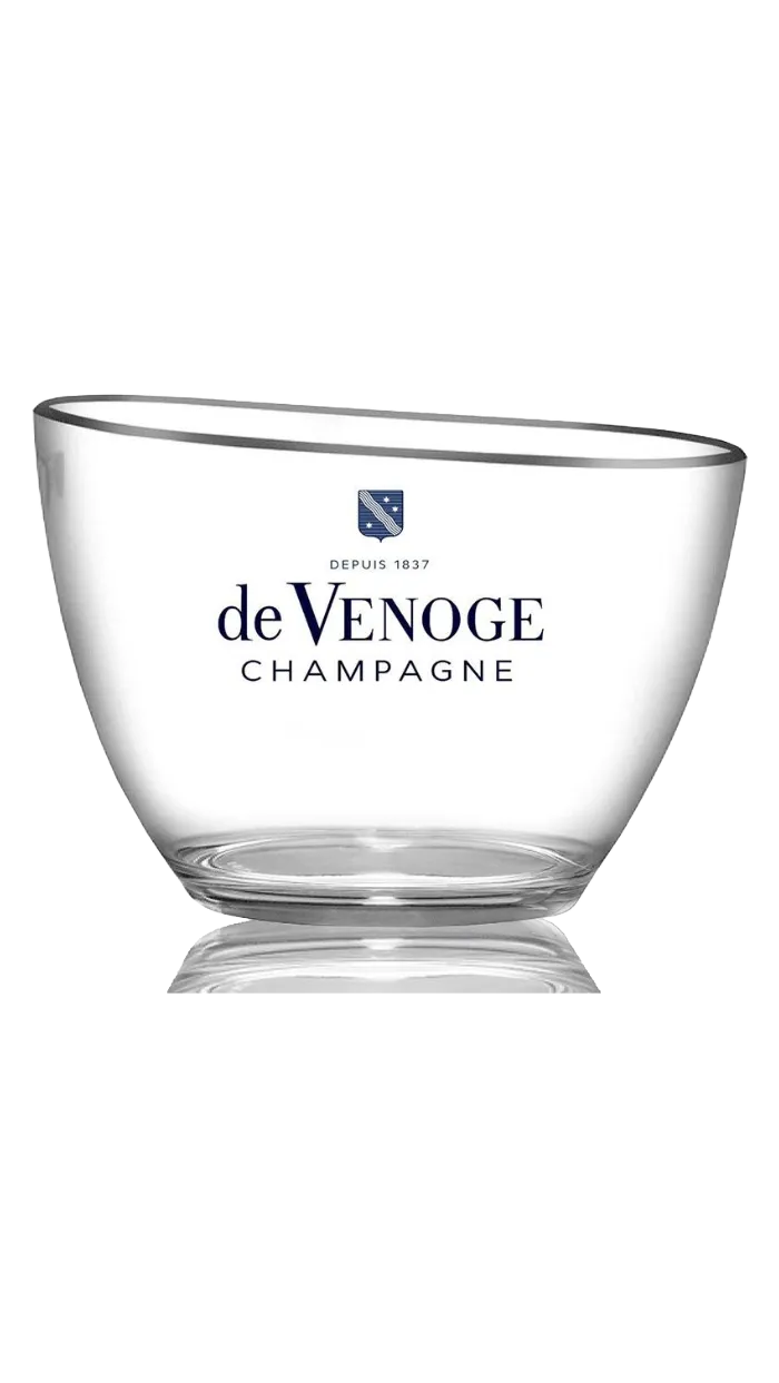 De Venoge Champagner Kühler Plexiglas groß