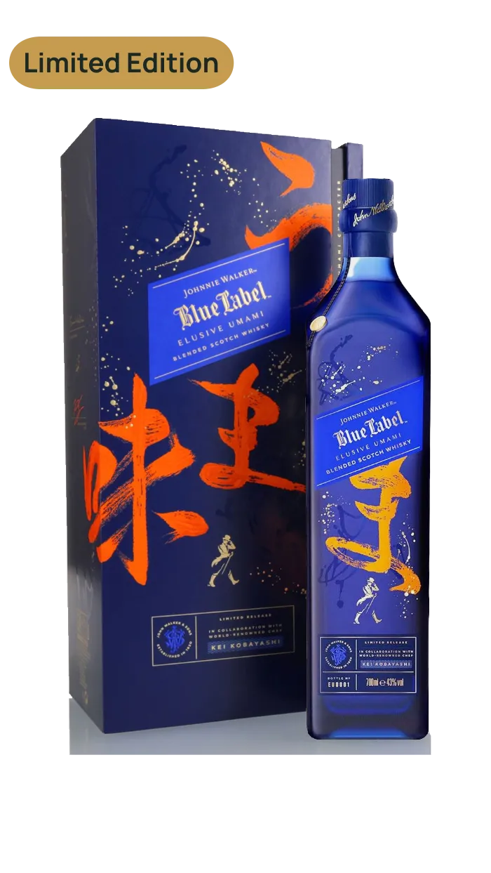 Johnnie Walker Blue Label Whisky Elusive Umami 43% vol. 0,70l