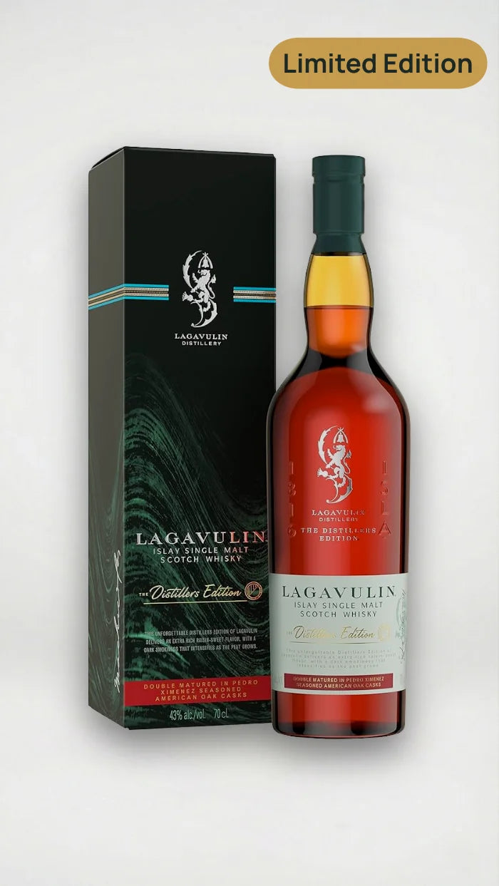 Lagavulin The Distillers Edition Double Matured Islay Single Malt Whisky 43% Vol. 0,7l in Geschenkbox