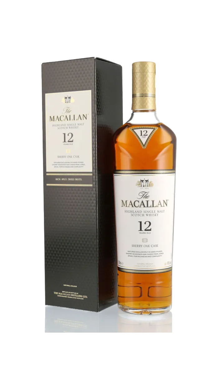 Macallan 12 Years Sherry Oak Whisky 40% vol. 0,70l