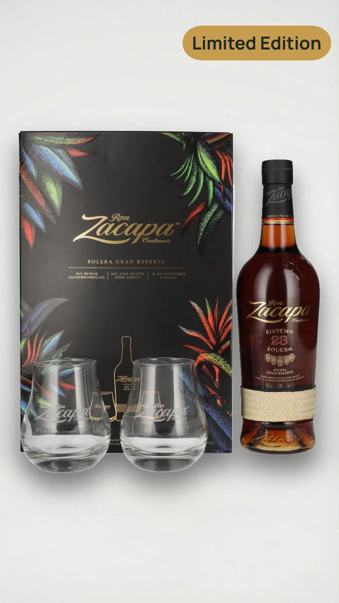 Ron Zacapa Centenario 23 Sistema Solera Gran Reserva 40% Vol. 0,7l in Geschenkbox