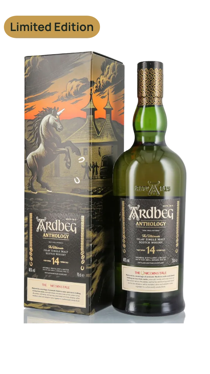 Ardbeg Anthology The Unicorn's Tale 14 YO Limited Edition Islay Whisky 46% vol. 0,70l