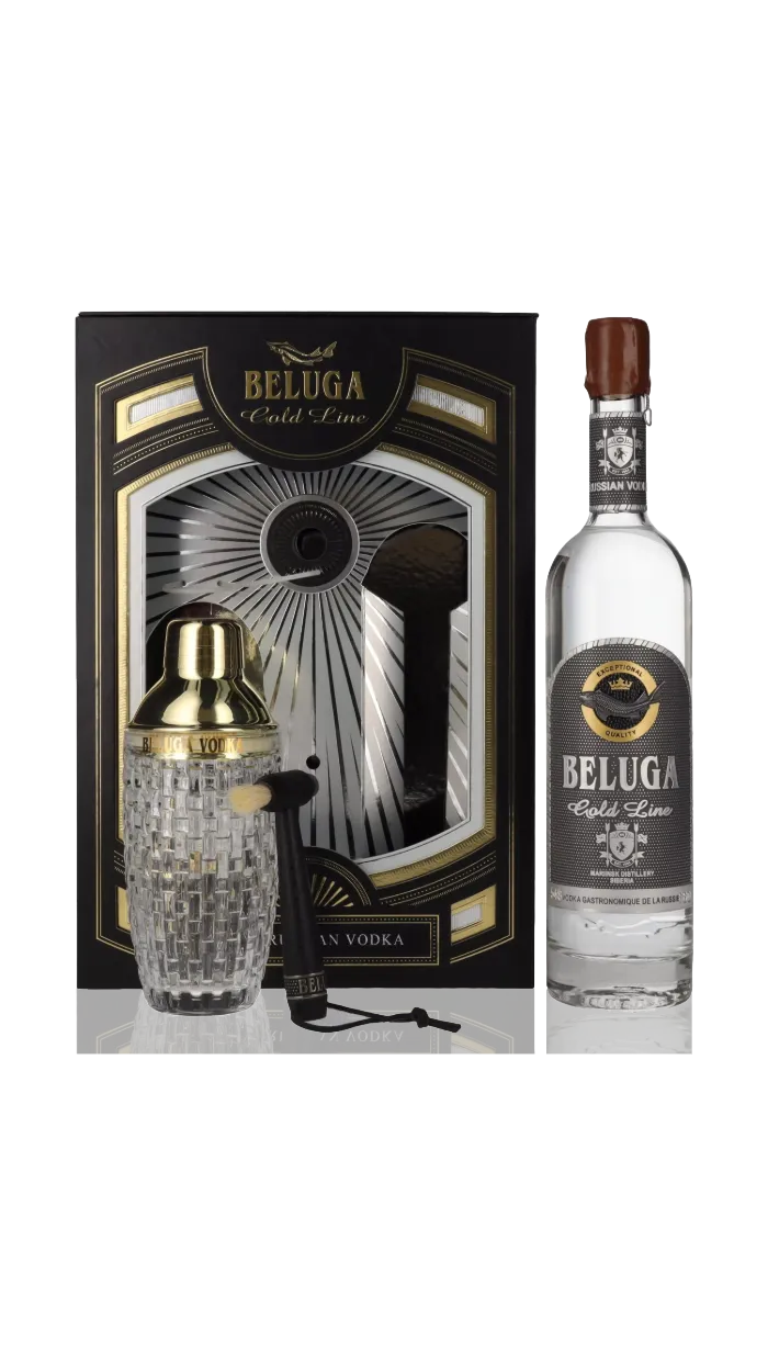 Beluga Gold Line Noble Russian Vodka 40% Vol. 0,7l in Geschenkbox