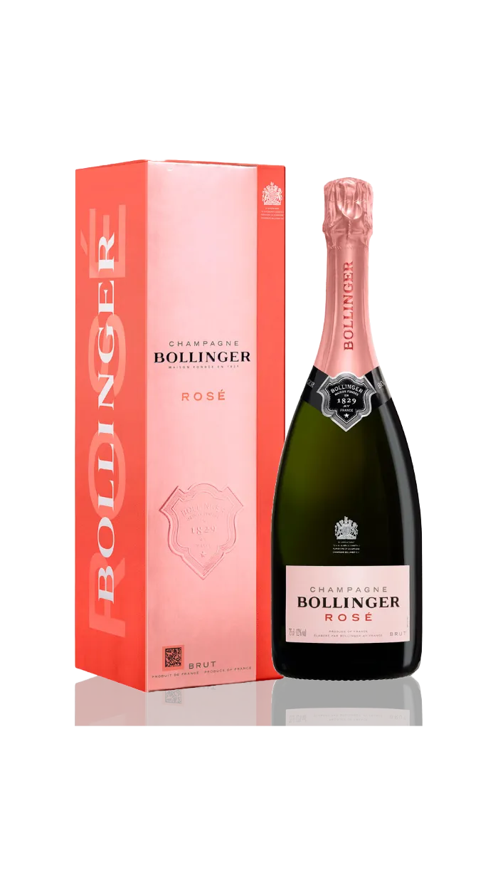 Bollinger Champagne ROSÉ Brut 12% Vol. 0,75l in Geschenkbox