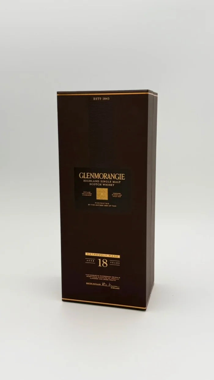 Glenmorangie EXTREMELY RARE 18 Years Old Highland Single Malt 43% Vol. 0,7l in Geschenkbox