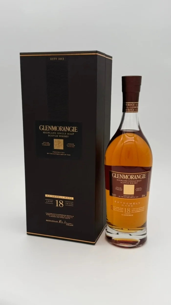 Glenmorangie EXTREMELY RARE 18 Years Old Highland Single Malt 43% Vol. 0,7l in Geschenkbox