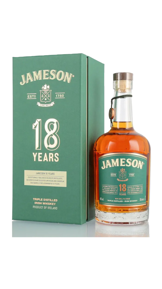 Jameson 18 Years Old Irish Whiskey 46% vol. 0,70l