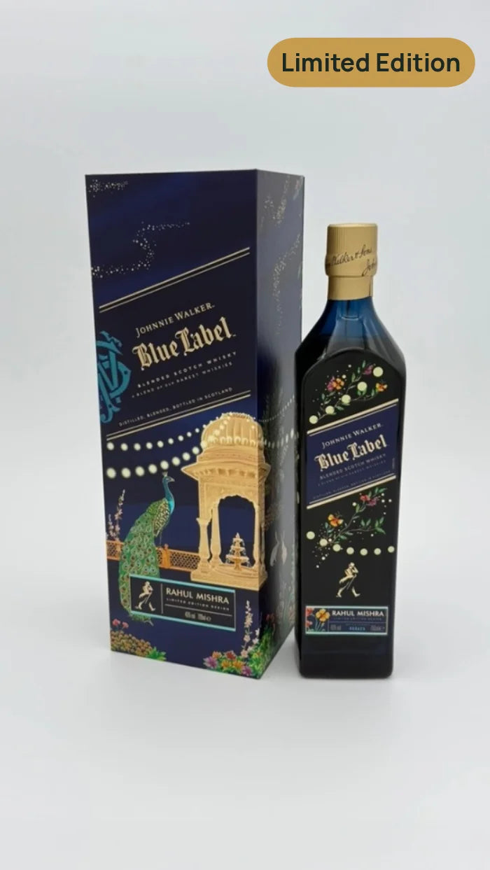 Johnnie Walker Blue Label Rahul Mishra Blended Scotch Whisky 40% Vol. 0,7l