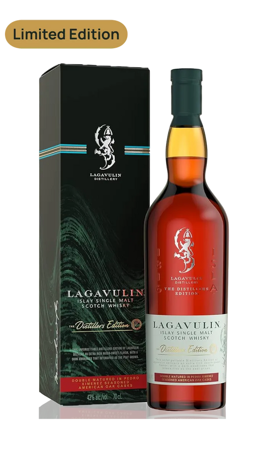 Lagavulin The Distillers Edition Double Matured Islay Single Malt Whisky 43% Vol. 0,7l in Geschenkbox