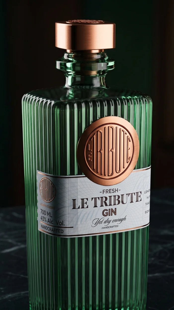 Le Tribute Gin Geschenk-Set 43% vol. 0,70l