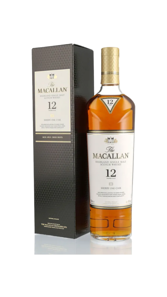 Macallan 12 Years Sherry Oak Whisky 40% vol. 0,70l