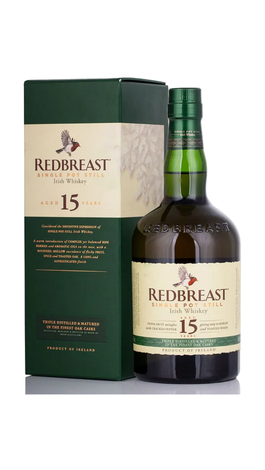 Redbreast 15 Years Old Irish Whiskey 46% vol. 0,70l