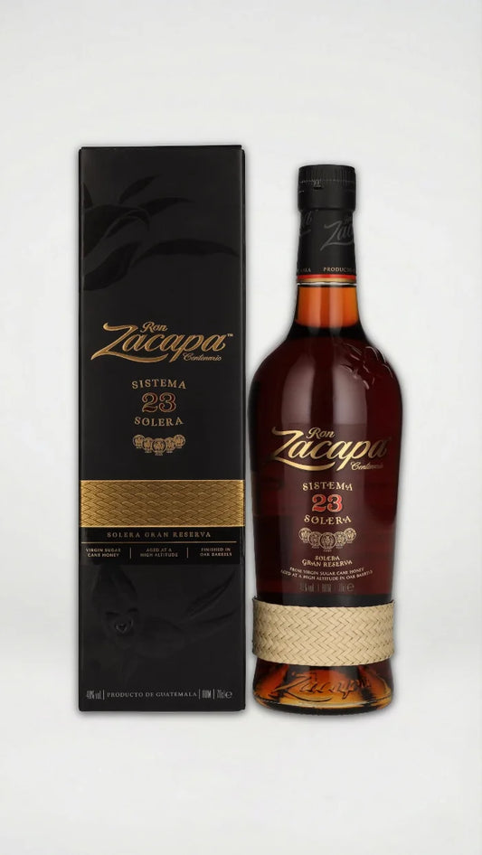 Ron Zacapa Centenario 23 Sistema Solera Gran Reserva 40% Vol. 0,7l in Geschenkbox