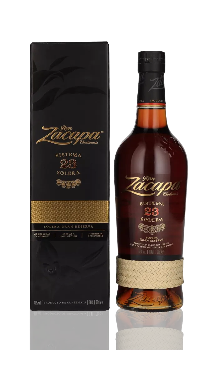 Ron Zacapa Centenario 23 Sistema Solera Gran Reserva 40% Vol. 0,7l in Geschenkbox