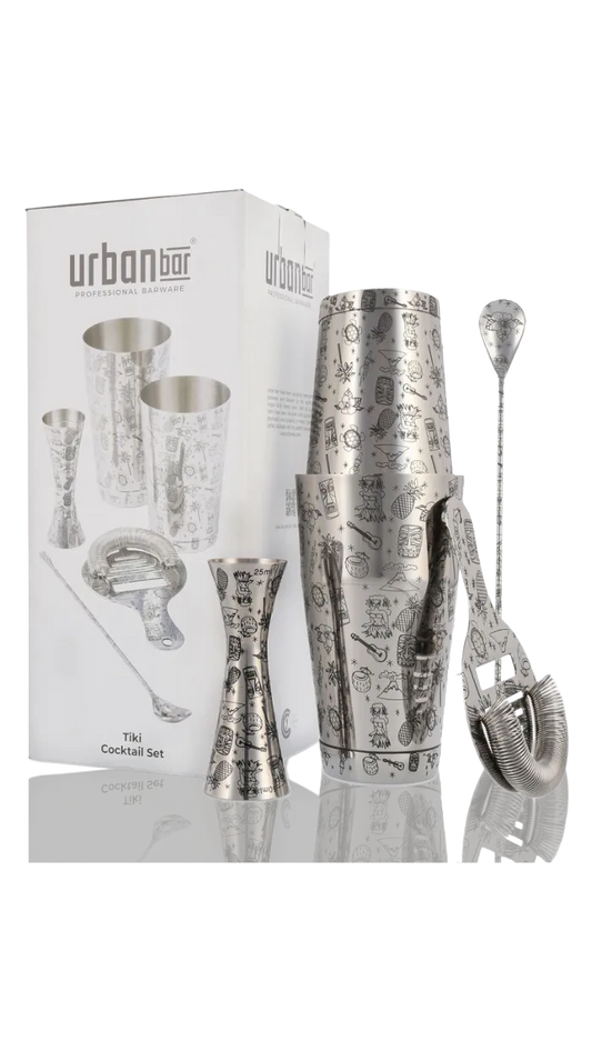 Tiki Stainless Steel 5-teiliges Cocktail Set