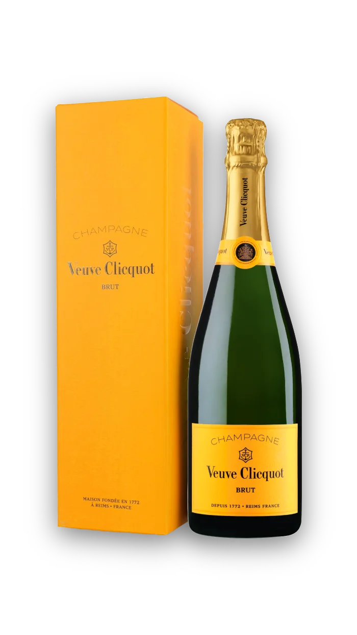 Veuve Clicquot Brut Champagner 12,5% vol. 0,75l in Geschenkkarton